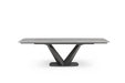 Cloud - Dining Table - Gray / Black Extravaganza Collection