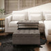 Harrison - Upholstered Coffee Table Storage Ottoman Simpli-Home