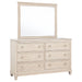 Wedner - 6 Drawer Dresser With Mirror - Oak Furniture Max