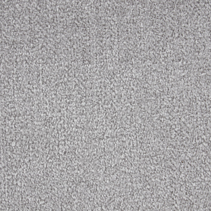 Upholstered 3 Seater Curved Sofa With Printed Pillows Chenille