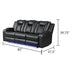 Benz - LED & Power Reclining Sofa Matrix Furniture Group
