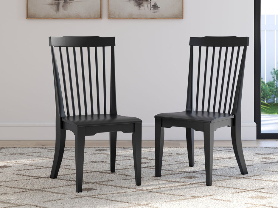 Brenkerton - Dining Room Side Chair (Set of 2) - Black