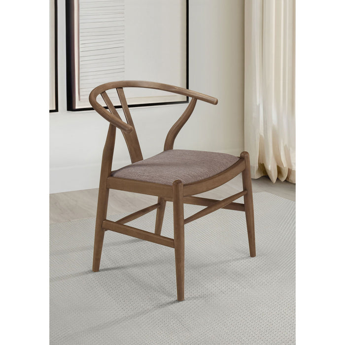 Guinea - Dining Side Chair (Set of 2) - Walnut Furniture Max