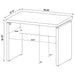 Extension Desk With Floating Top Design - Brown Furniture Max
