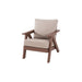 Outdoor Patio Club Chair With Sunbrella Cushions - Brown Home Essentials