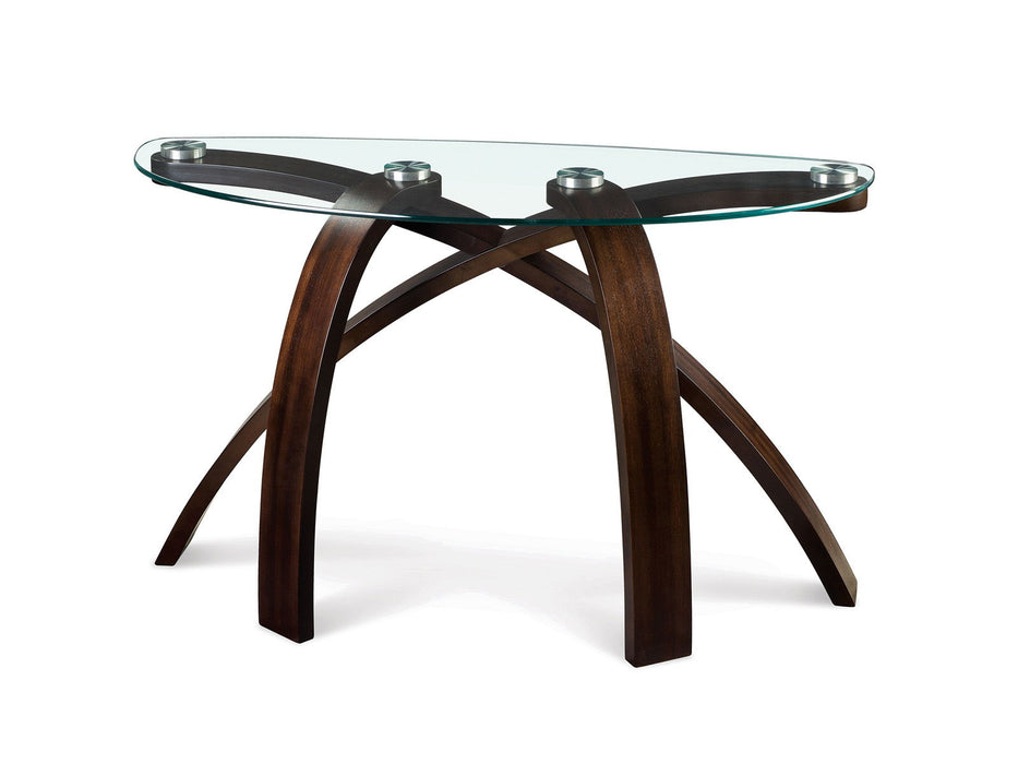 Allure - Sofa Table Base - Hazlenut Magnussen Furniture