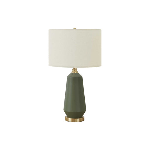 Lighting, Table Lamp, Green Ceramic, Contemporary - Green 8th Street