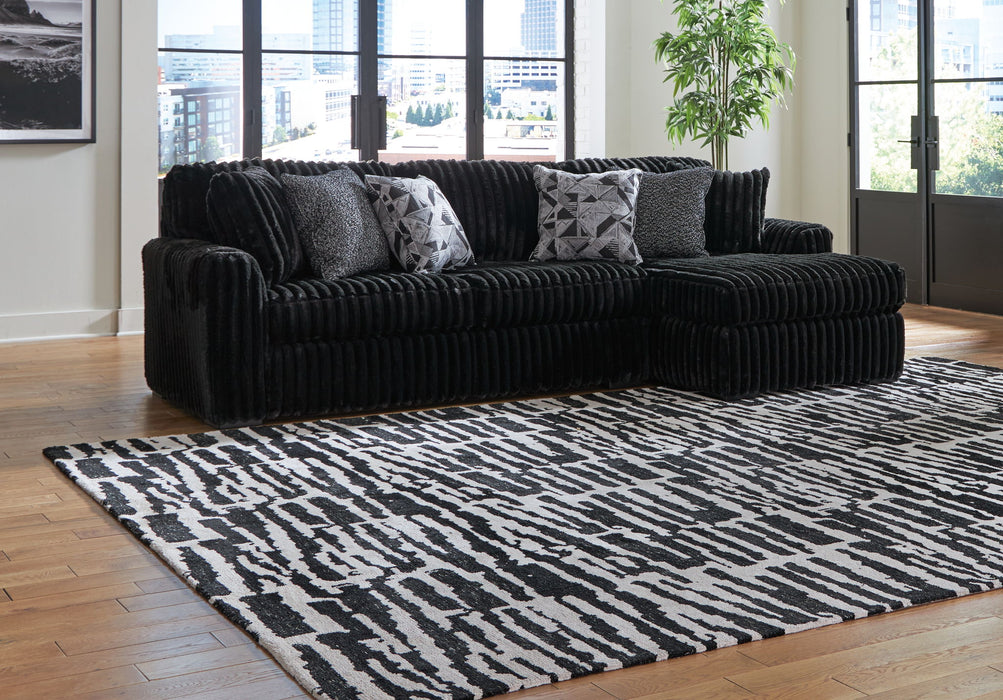 Midnight-Madness - 2 Piece Sectional Signature Design by Ashley®