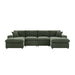 Upholstered Symmetrical Modular Sectional With 6 Seating Home Essentials