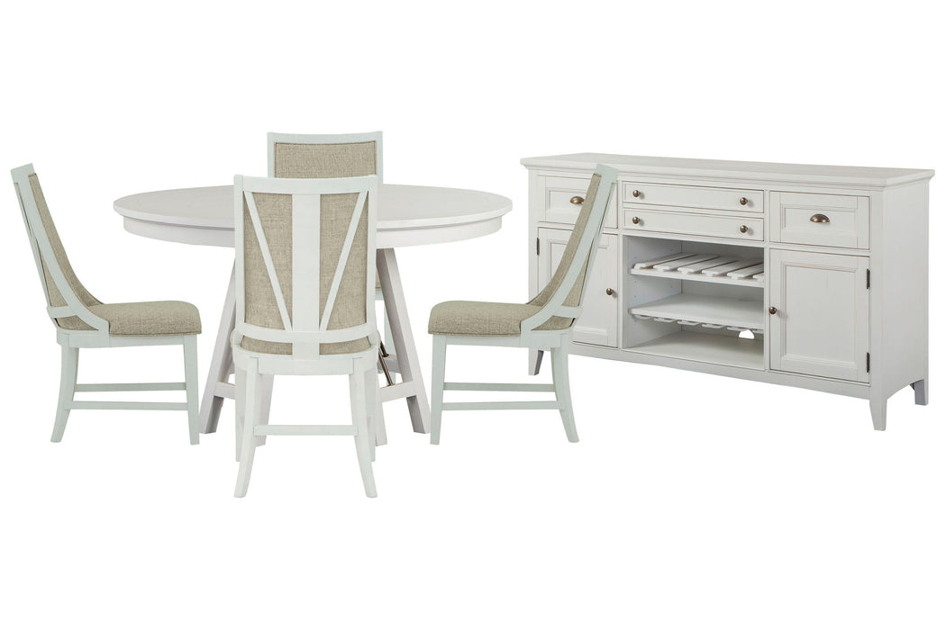 Heron Cove - 52" Round Dining Table Set Magnussen Furniture