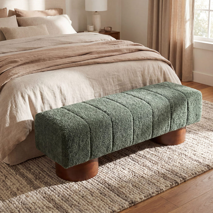 Modern Upholstered Dining Bench Noble House