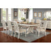 Rustic Dining Set With Table And Upholstered Chairs Home Essentials