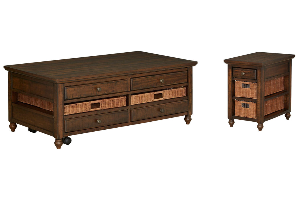 Cottage Lane - Rectangular Lift Top Cocktail Table Set Magnussen Furniture