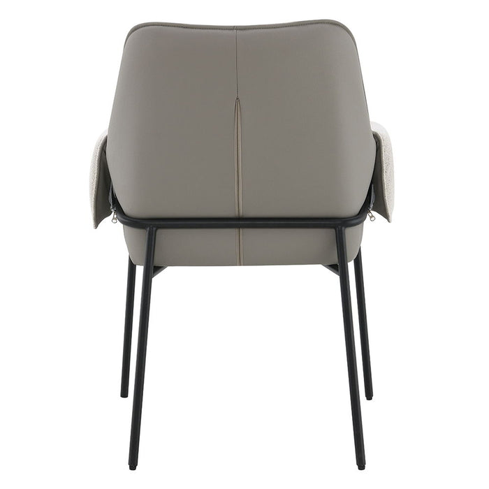 Jirina - Arm Chair (Set of 2) - Beige Chenille ACME