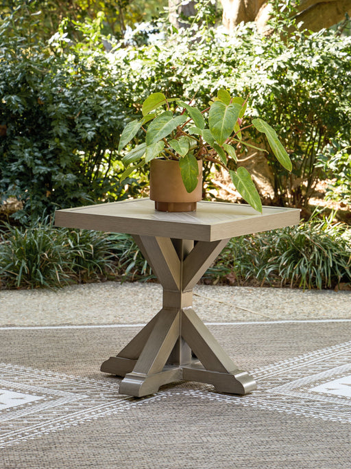 Laguna Heights - Square End Table - Beige Signature Design by Ashley®