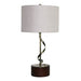 Nightstand Desk Lamp With Twisted Base - White Ashcroft Furniture