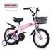 Fkznpj - 18" Sporty Kids Bike With Training Wheels And Stand Adjustable Saddle Suitable For Boys And Girls Aged 5 - 10 Years Tall Height 39 - 49" Available In A Variety Of Colors Daily Nest