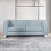 Saree - Sofa - Light Teal Chenille & White ACME
