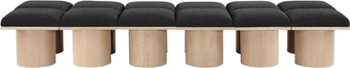 Pavilion - 12 Piece Modular Bench With Natural Base Meridian Furniture