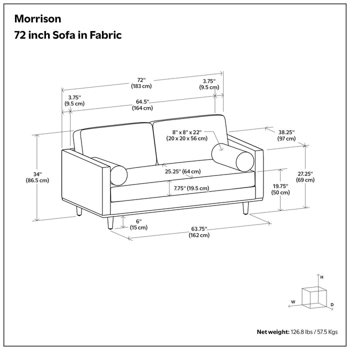 Morrison - Upholstered Sofa Simpli-Home