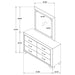 Holmgren - 6 Drawer Dresser With Mirror - Taupe Furniture Max