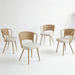 Farmhouse Style Wicker Dining Chair Home Essentials