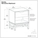 Banting - Nightstand - Walnut Brown Simpli-Home