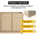 Modern Freestanding Bathroom Vanity & Soft Close Cabinet Doors Home Essentials