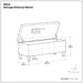 Afton - Large Storage Ottoman Bench Simpli-Home