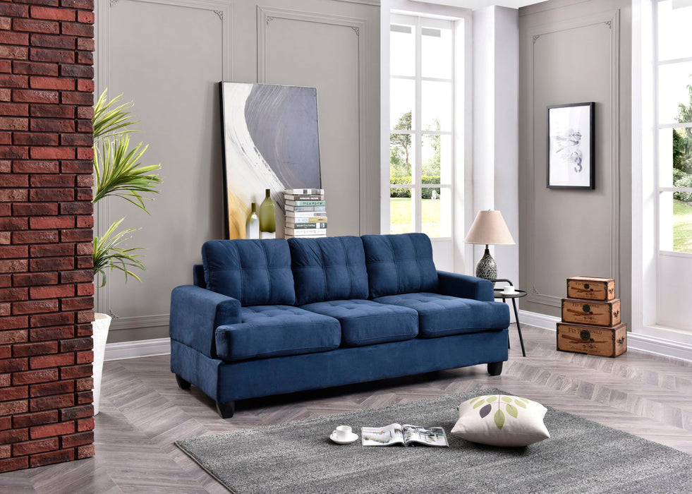 Glory Furniture Sandridge Sofa, Navy Blue