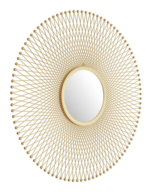 Glow - Round Mirror - Gold Zuo Modern