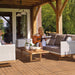 Plastic Interlocking Deck Tiles, Patio Flooring Outdoor Waterproof All Weather Use Daily Nest