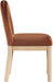 Conrad - Velvet Dining Chair With Natural Legs Meridian Furniture