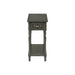 Accent Side Table, 2 Tier, Storage Drawer, Stylish Traditional Design 8th Street