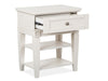 Willowbrook - Open Nightstand - Egg Shell White With Slight Rub Through Magnussen Furniture
