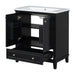 Modern Bathroom Vanity With Sink Combo, Multi Functional Cabinet With Doors And Drawer Hearth and Haven