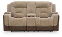 Mixed Motion - Power Reclining Loveseat With Console / Adjustable Headrest Signature Design by Ashley®
