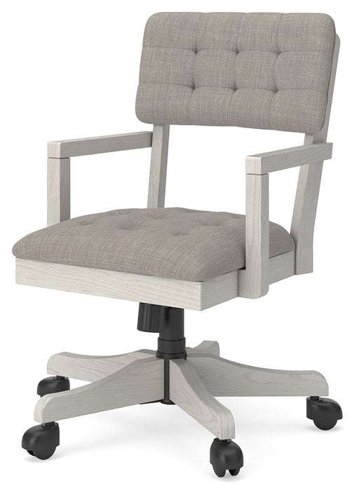 Robbinsdale - Home Office Desk Chair - Antique White Signature Design by Ashley®