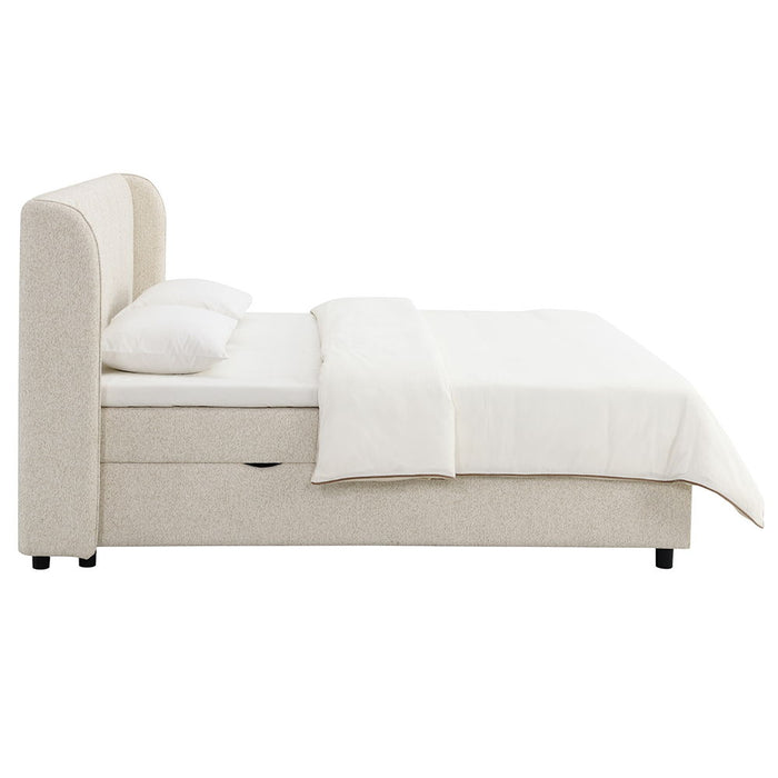 Adonia - Queen Bed With Storage - Beige ACME