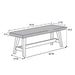 Dining Room Bench - Gray / Gray Home Essentials