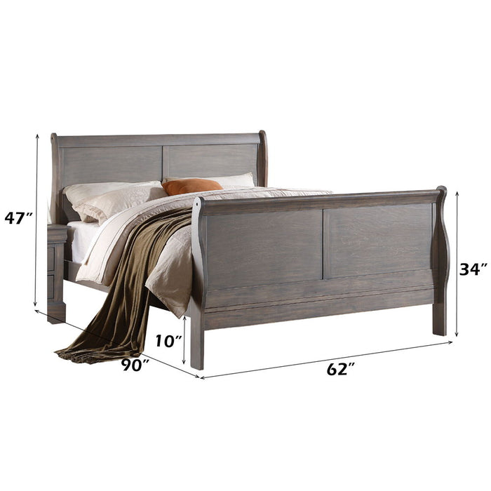 Louis Philippe III - Bed (FB 34"H) ACME