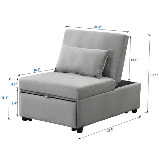 Versatile Folding Ottoman Sofa Bed Multifunctional Space Saver Home Essentials