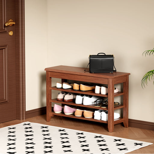 Multi Functional Double Layer Shoe Stool Home Essentials