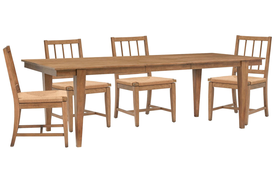 Lindon - Extendable Rectangular Dining Table Set Magnussen Furniture