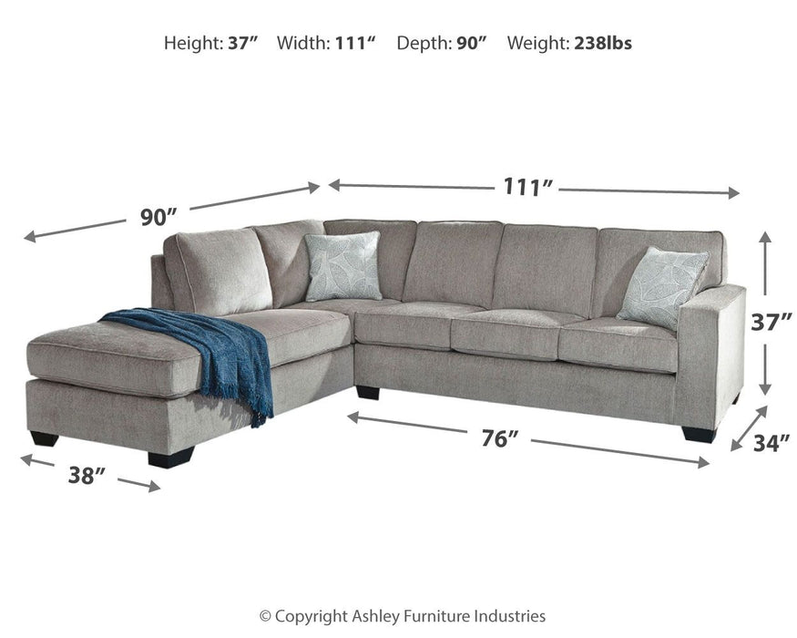Altari - Sectional With Chaise Signature Design by Ashley®