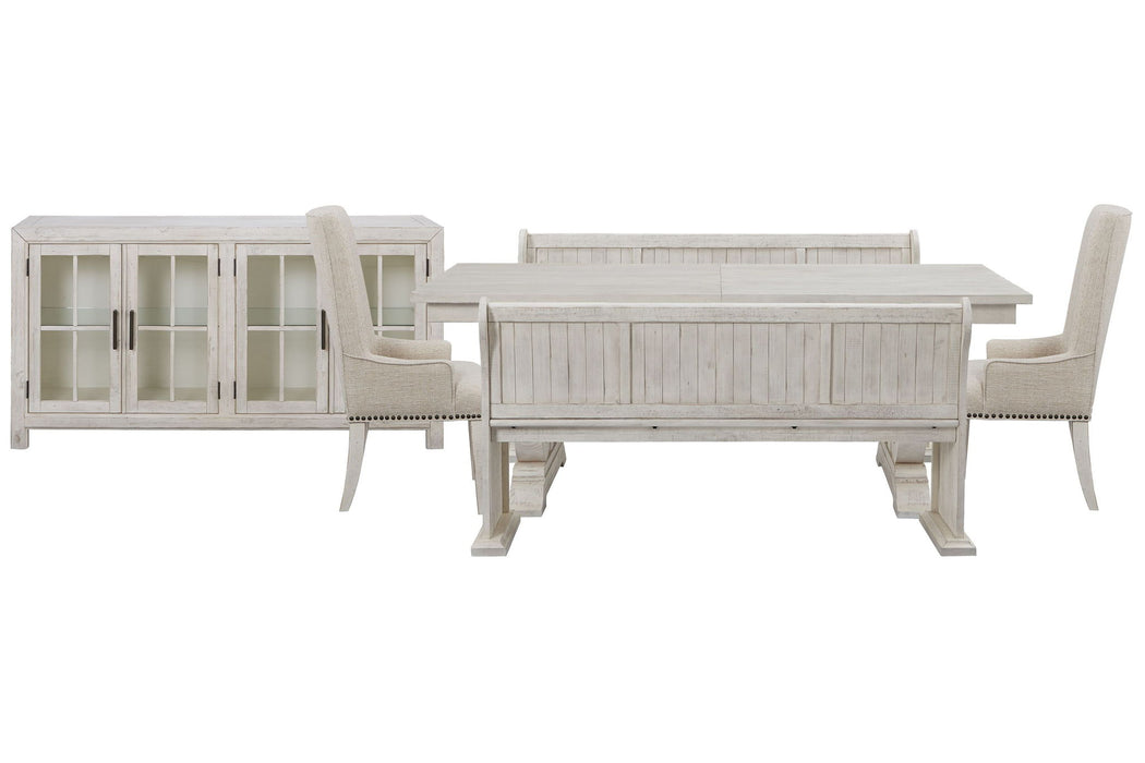 Bronwyn - Extendable Rectangular Dining Table Set Magnussen Furniture