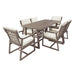 7 Piece Modern Outdoor Dining Set, Patio Furniture Hearth and Haven