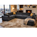 Custom Configuration Modular Sectional With Toss Pillows Home Essentials