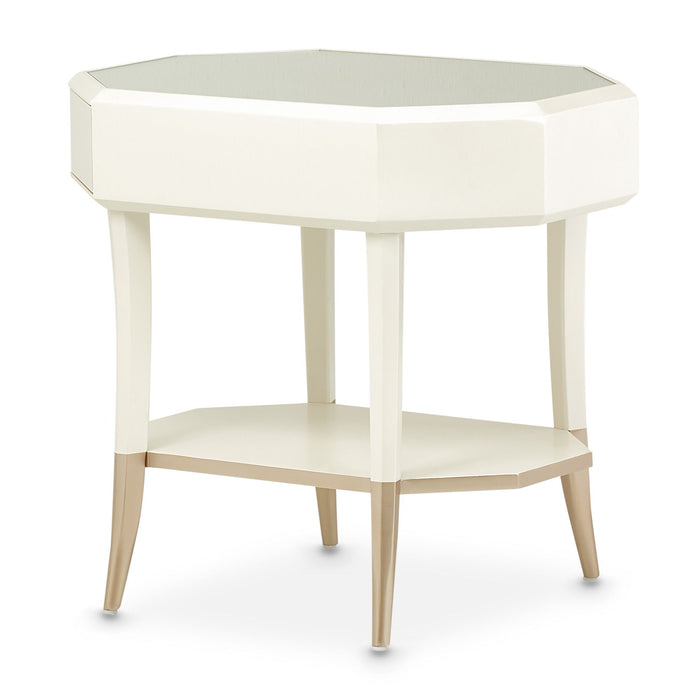 La Rachelle - Octagonal End Table - Champagne