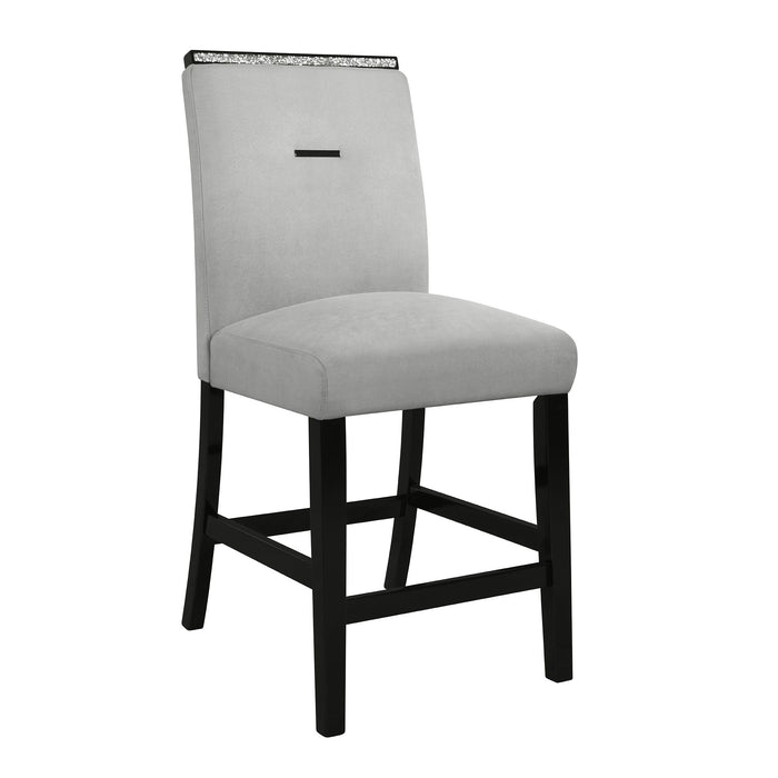 Ariya - Bar Stools (Set of 2) - Black / Gray Global Furniture USA